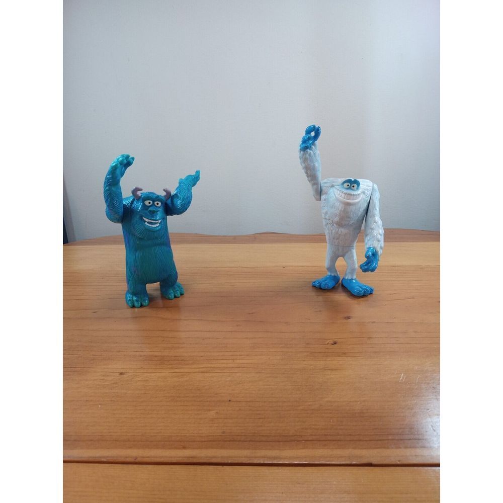 2001 Disney Monsters Inc Sulley Sully & Yeti Large Action Figures McDonald's